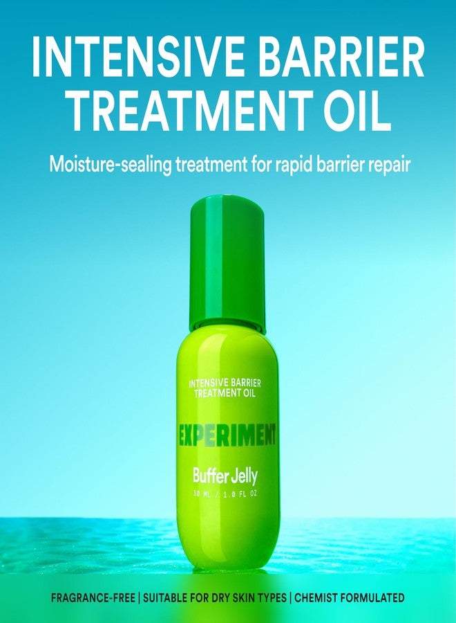 Experiment Buffer Jelly Intensive Barrier Treatment Oil - Ceramide, Squalane, & Panthenol - Hydrating, Soothing, & Strengthening, 1.0 FL OZ - Squalane Oil for Face, Vegan Formula for Dry Skin Types - Image 2